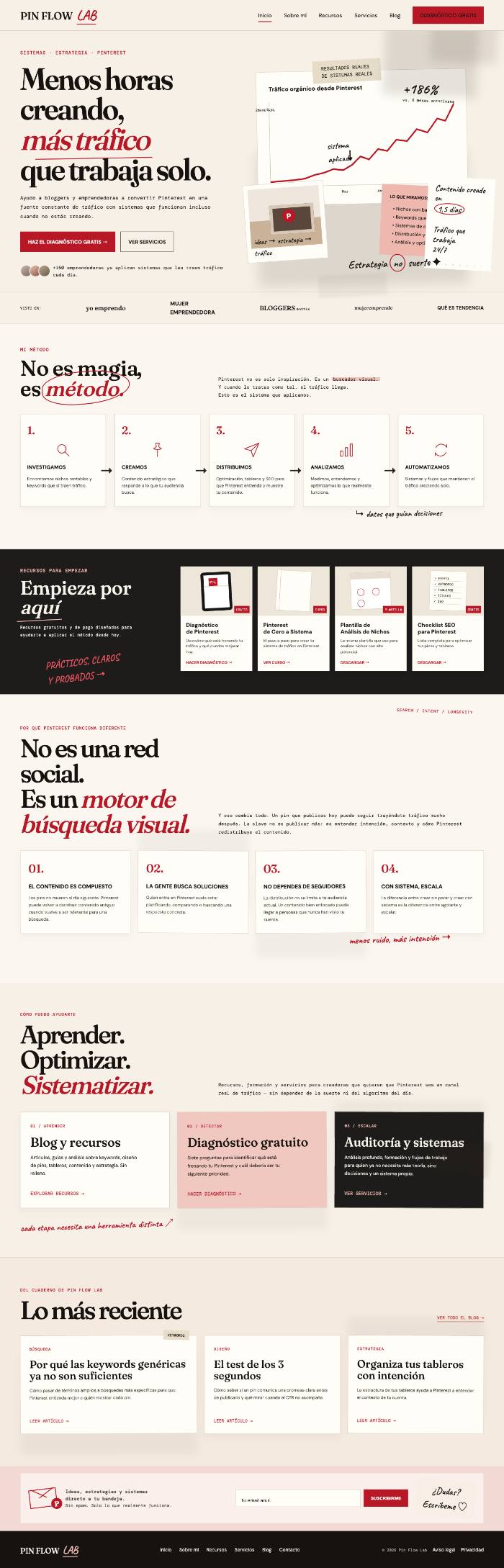 Captura de Pin Flow Lab